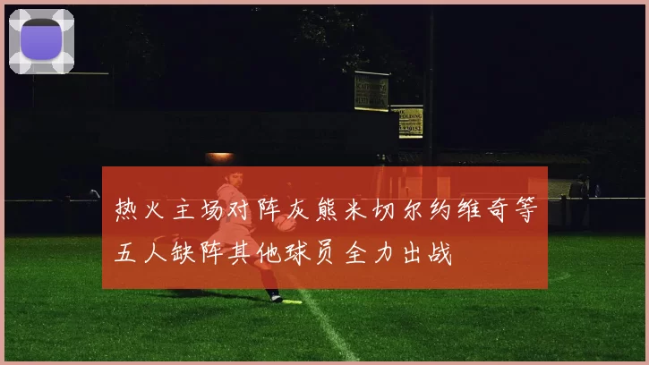 热火主场对阵灰熊米切尔约维奇等五人缺阵其他球员全力出战